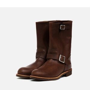 Red Wing 2991 Engineer Boot Brown Leather Discontinued Rare Men's 5 Women’s 7